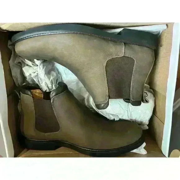 MJNY by Marc Joseph NY Austin Chelsea Boot Truffle Washed Grainy Sz 10 / EU 43.5 - Picture 6 of 9